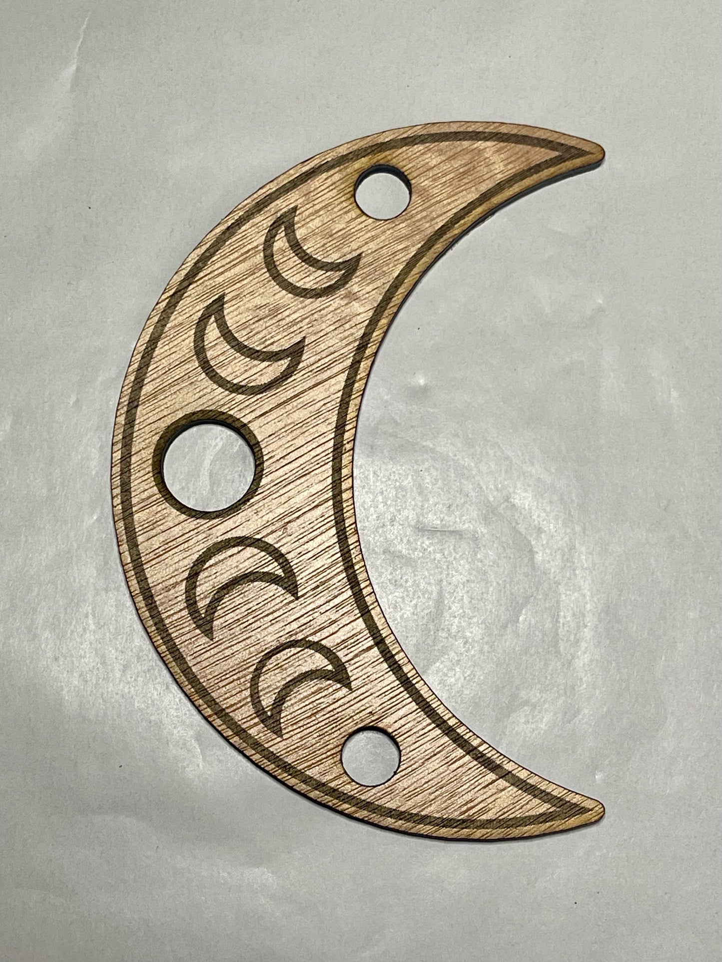 Moon Phase Stone sphere display