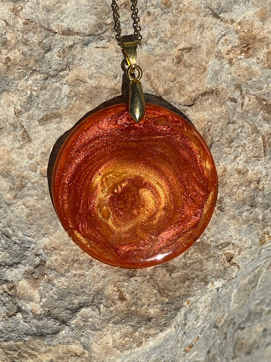 Pumpkin Swirl Pendant